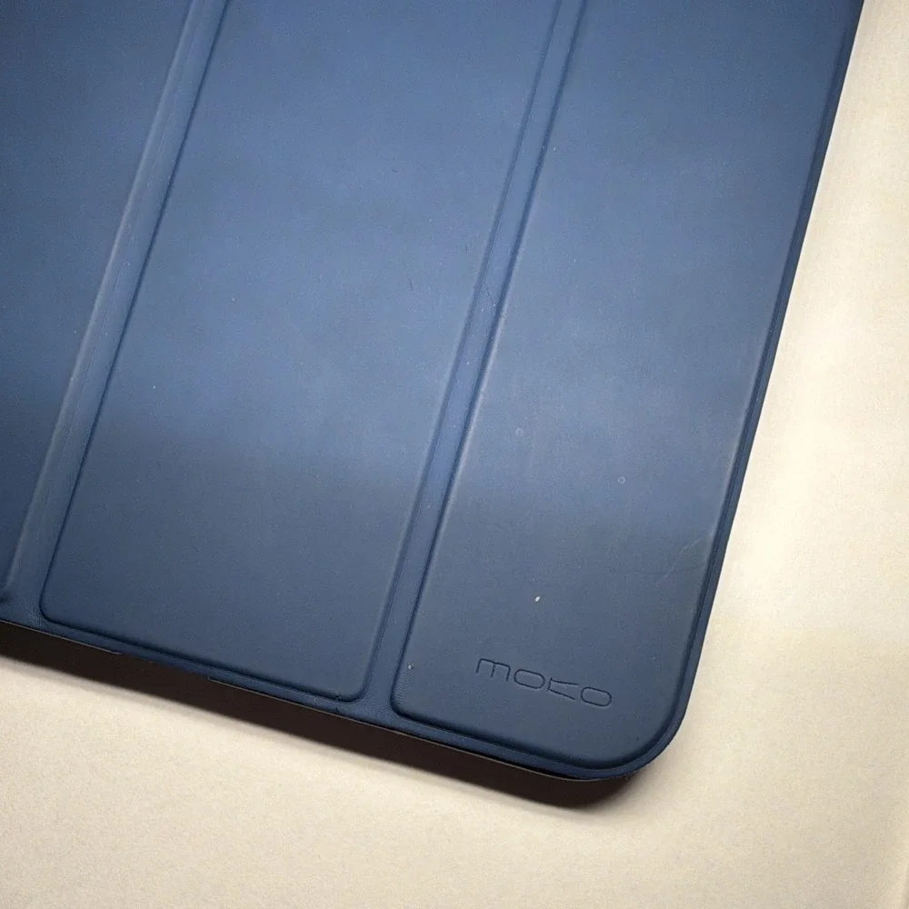MoKo Blue Folding Folio Tablet Case Cover with Camera Cutout